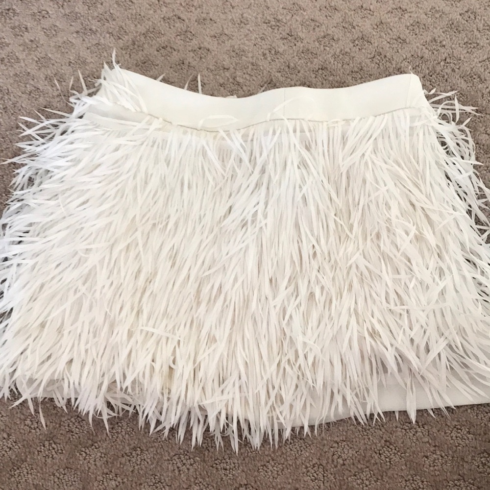 White Fringe Skirt!